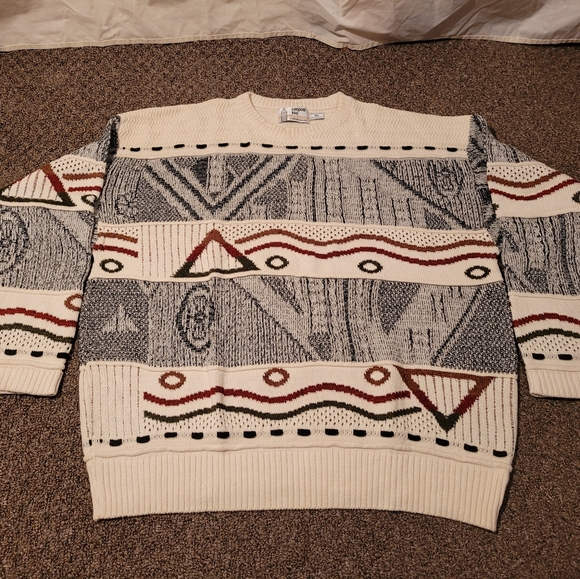 London Fog Crazy Fun Crewneck Sweater - Picture 1 of 10